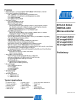 ATxmega128A4U-CU的PDF第一页预览图片