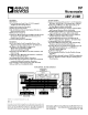 ADSP-2186MBSTZ266R的PDF第一页预览图片