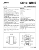 CD4016BMS的PDF第一页预览图片
