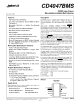 CD4047BMS的PDF第一页预览图片