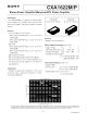 CXA1622P的PDF第一页预览图片