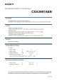 CXA3691AEN的PDF第一页预览图片
