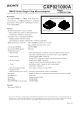 CXP921000A的PDF第一页预览图片
