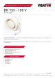 DK 133 - 100 V (RAL 9010)的PDF第一页预览图片