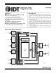 IDT71016S20YI8的PDF第一页预览图片