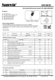 SW2N65D的PDF第一页预览图片