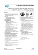 STM32F318K8U7的PDF第一页预览图片